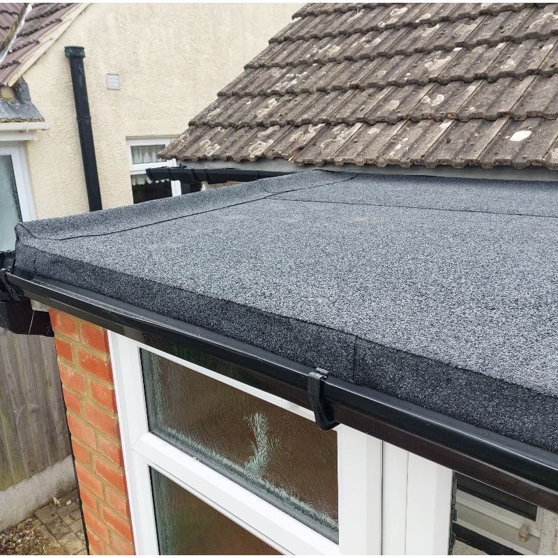Small Felt Roof installed in deal - Strictly Fascias and Roofing Gallery